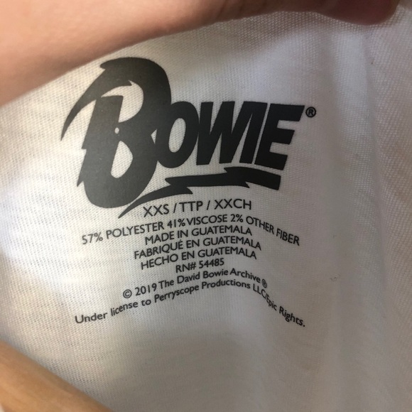 AE NWOT David Bowie Vintage Style Graphic Tee - Picture 4 of 4